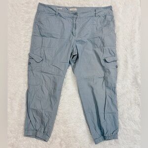 Loft Outlet Blue Cargo Pants Joggers